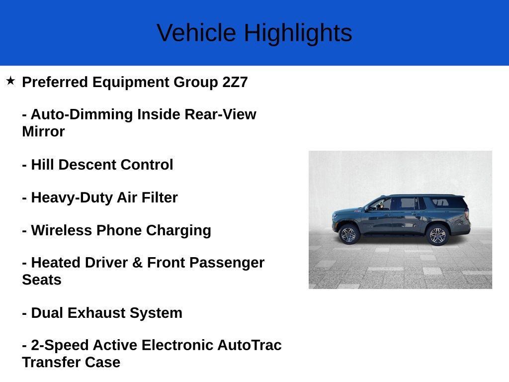 new 2026 Chevrolet Suburban car, priced at $90,279