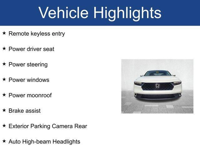 used 2023 Honda Accord car, priced at $23,451