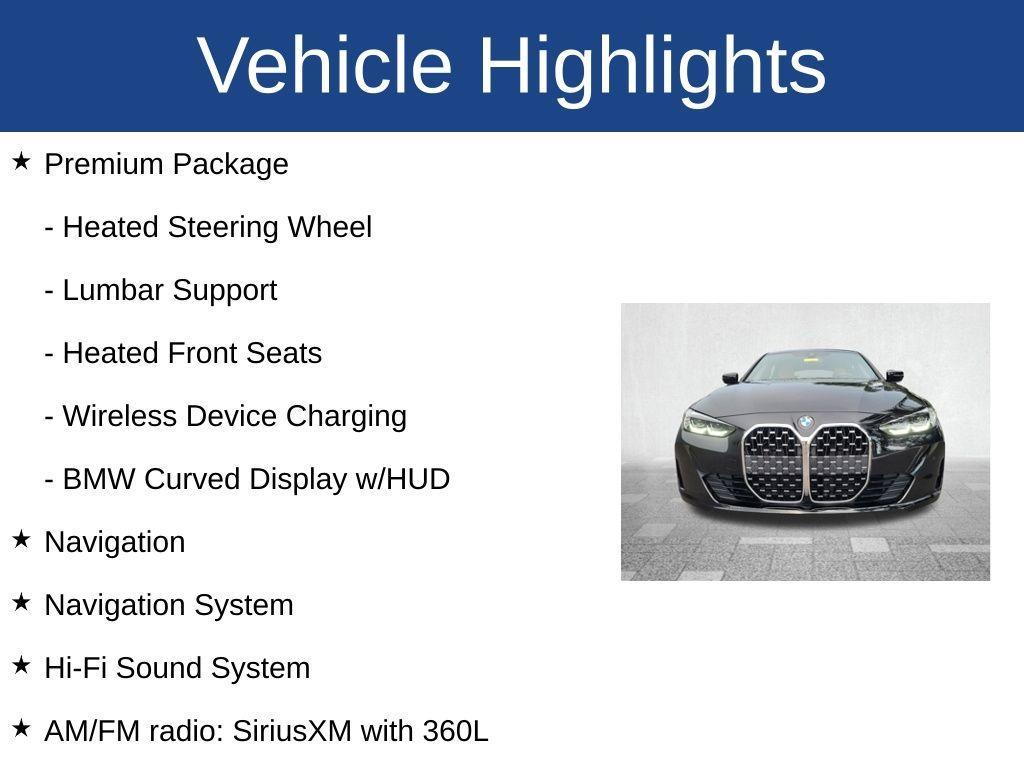 used 2024 BMW 430 Gran Coupe car, priced at $39,427