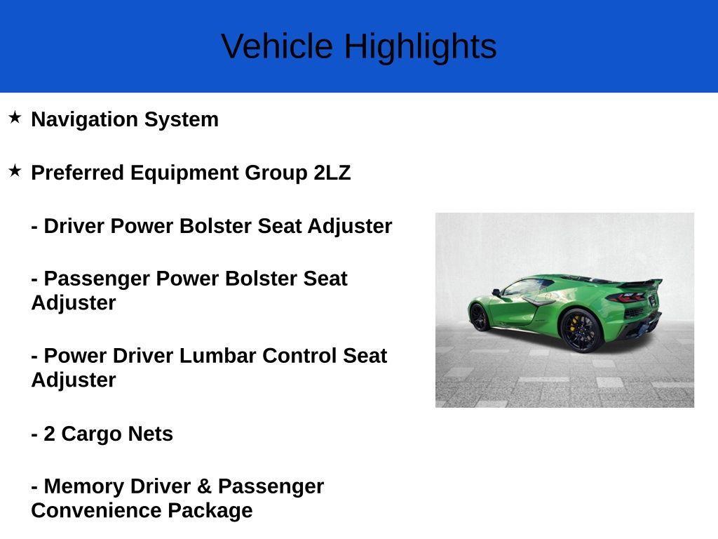 new 2026 Chevrolet Corvette car, priced at $137,335