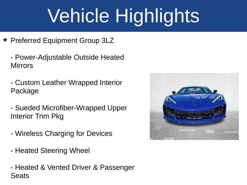 used 2025 Chevrolet Corvette car, priced at $129,000