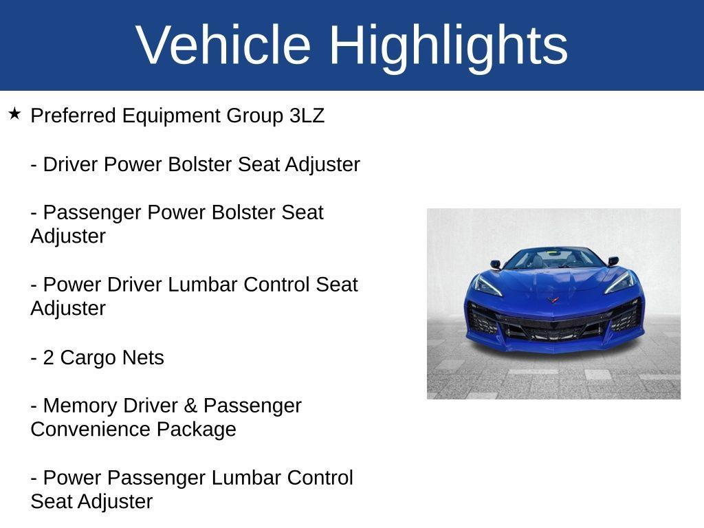 used 2025 Chevrolet Corvette car, priced at $129,000