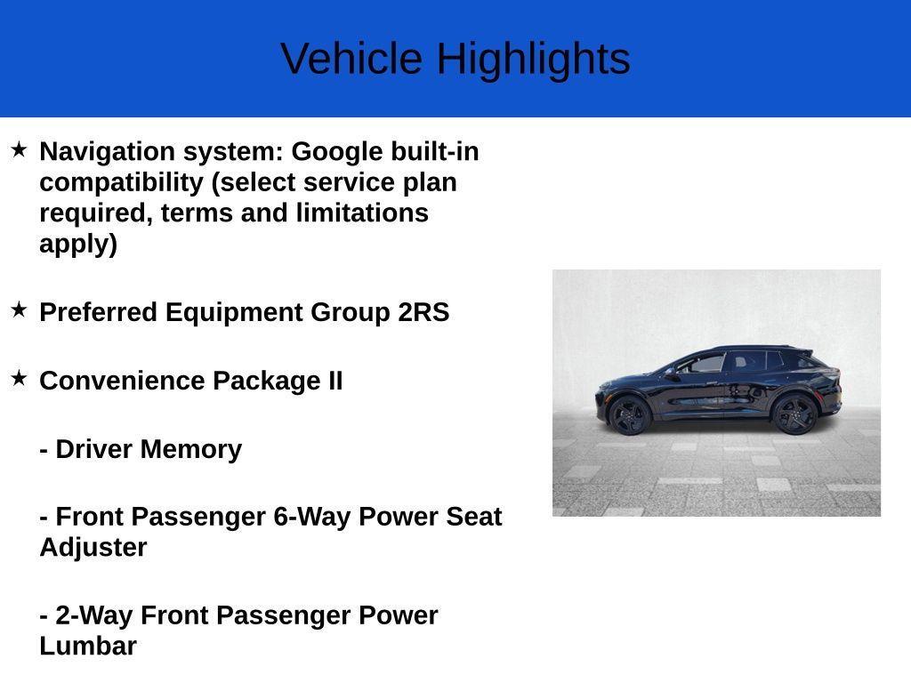 new 2025 Chevrolet Equinox EV car, priced at $44,409
