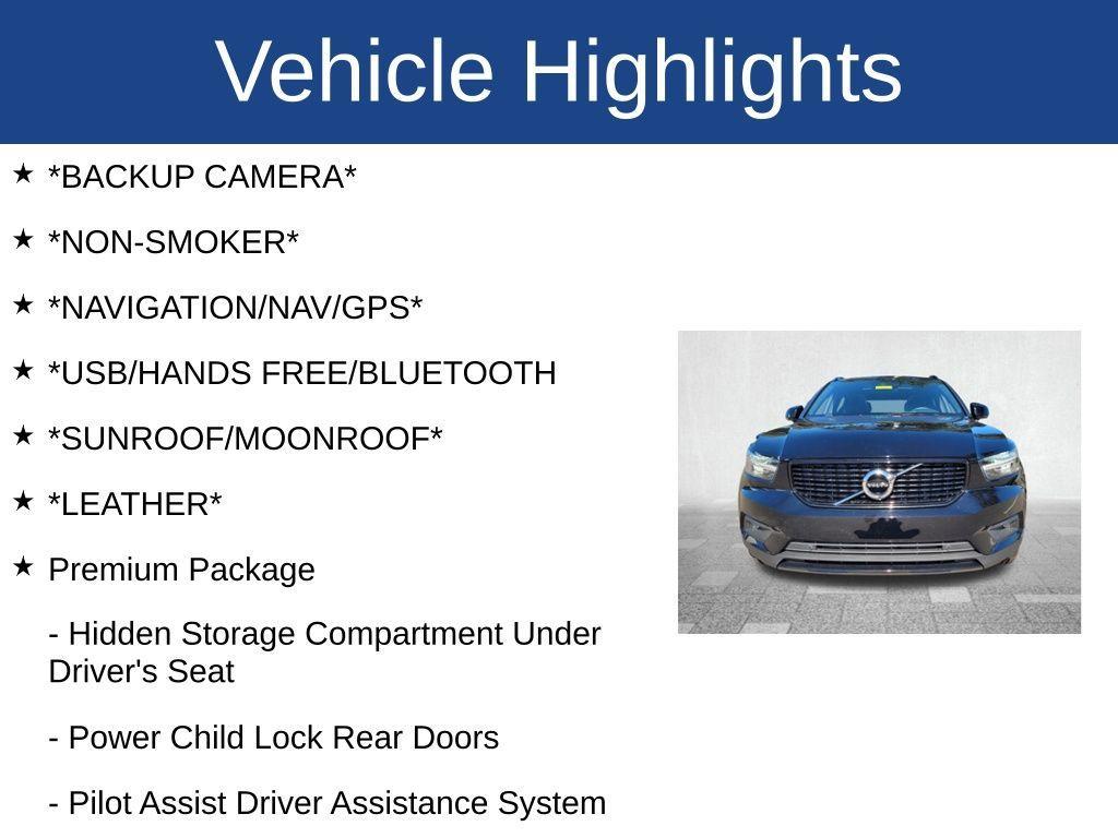 used 2019 Volvo XC40 car, priced at $21,977