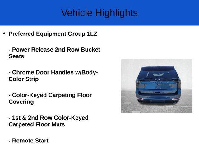 new 2025 Chevrolet Tahoe car, priced at $76,845
