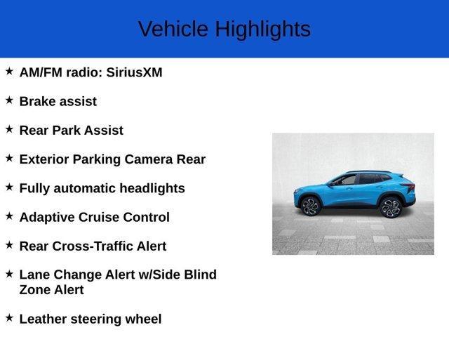 new 2025 Chevrolet Trax car, priced at $25,085