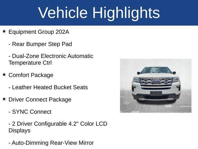 used 2018 Ford Explorer car, priced at $15,661