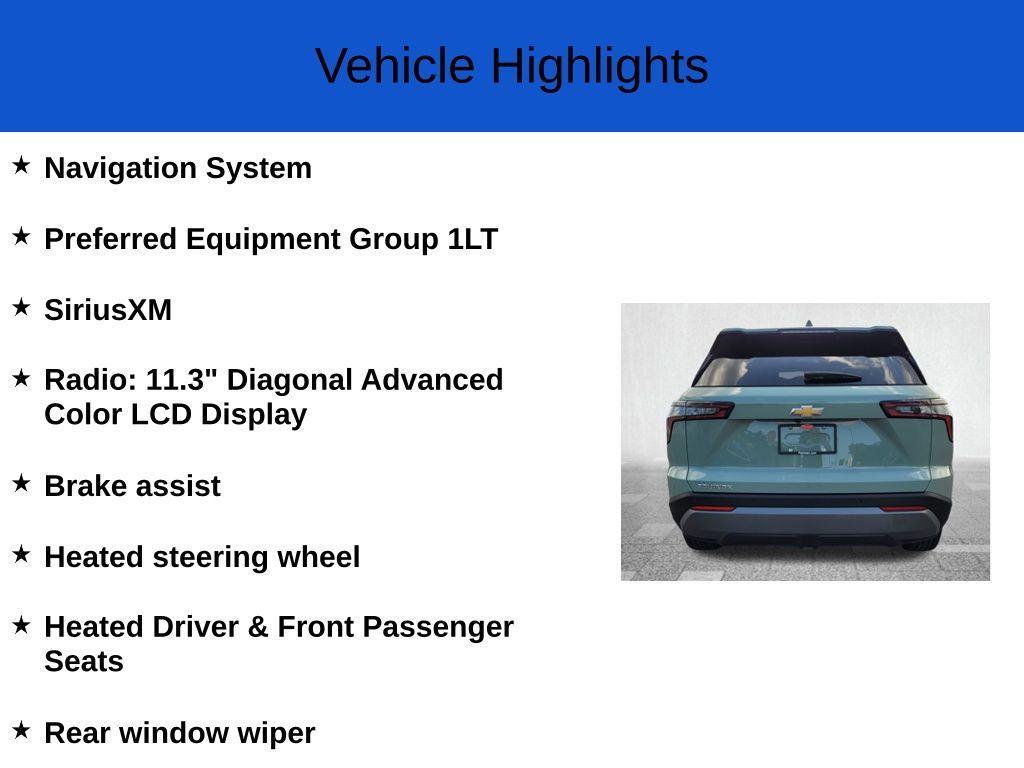 new 2025 Chevrolet Equinox car, priced at $27,045