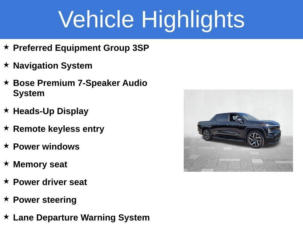 used 2024 Chevrolet Silverado EV car, priced at $76,991