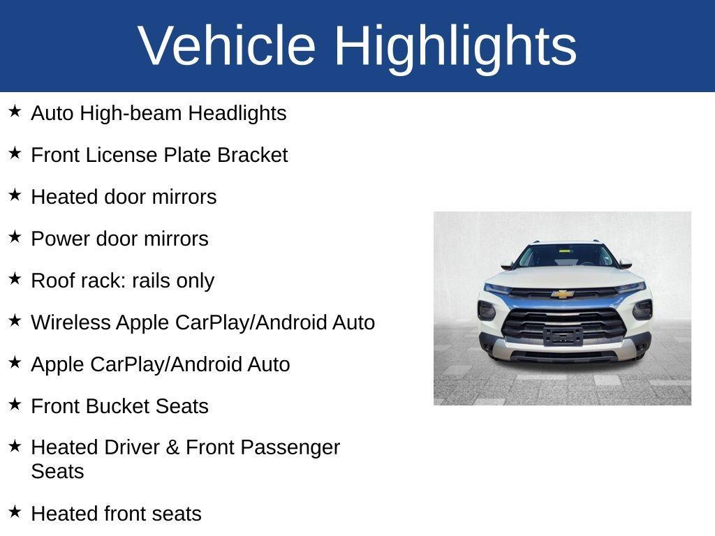 used 2021 Chevrolet TrailBlazer car, priced at $18,435