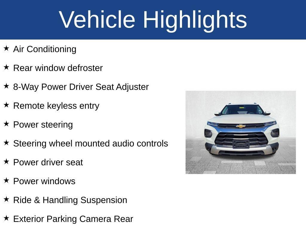 used 2021 Chevrolet TrailBlazer car, priced at $18,435