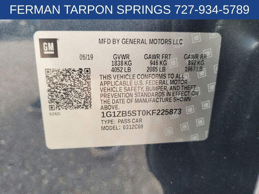 used 2019 Chevrolet Malibu car, priced at $12,361