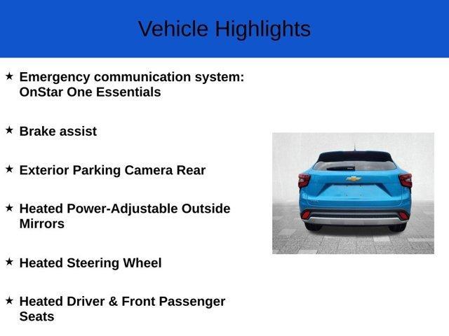 new 2025 Chevrolet Trax car, priced at $23,585