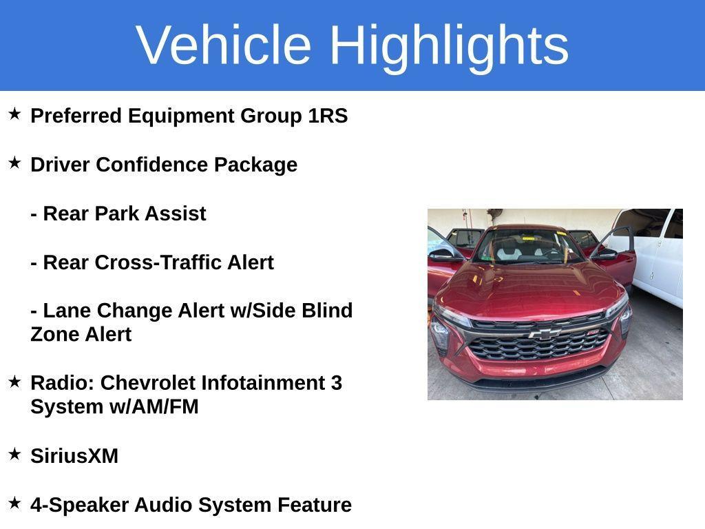 used 2024 Chevrolet Trax car, priced at $19,551