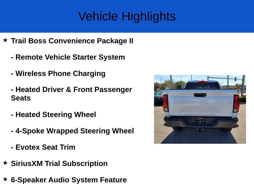new 2025 Chevrolet Colorado car, priced at $43,840