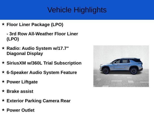 new 2025 Chevrolet Traverse car, priced at $48,219