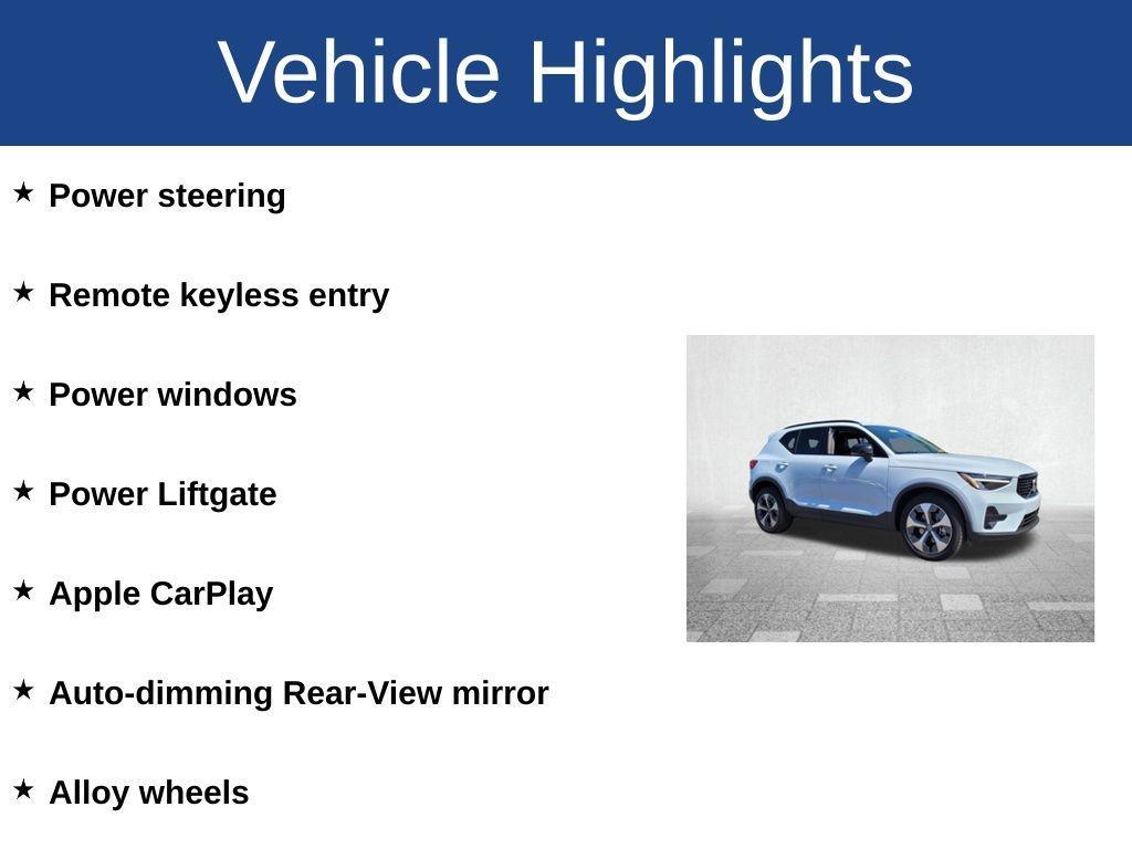 used 2024 Volvo XC40 car, priced at $32,200