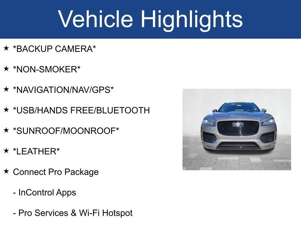 used 2020 Jaguar F-PACE car, priced at $27,991