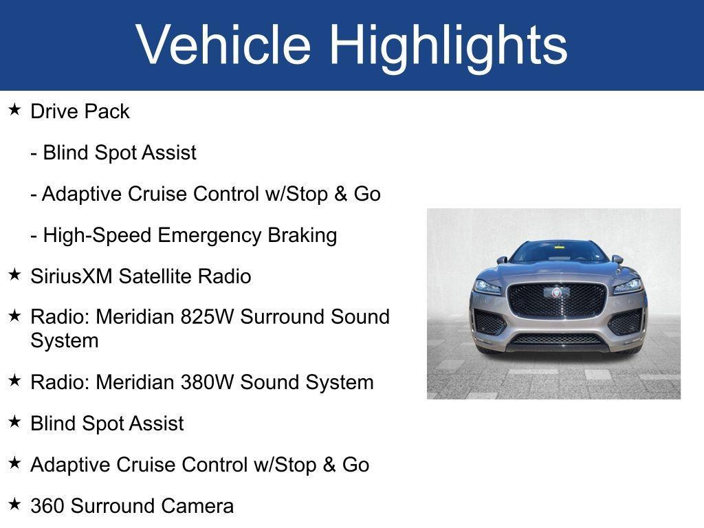 used 2020 Jaguar F-PACE car, priced at $27,991