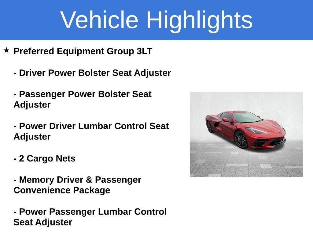 used 2023 Chevrolet Corvette car, priced at $84,000