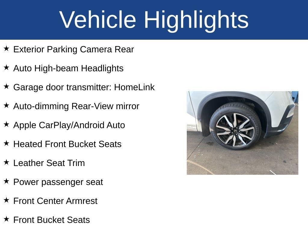 used 2022 Honda Pilot car, priced at $29,999