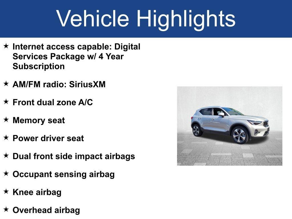 used 2025 Volvo XC40 car, priced at $42,100