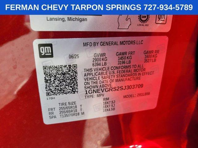 new 2025 Chevrolet Traverse car, priced at $46,444