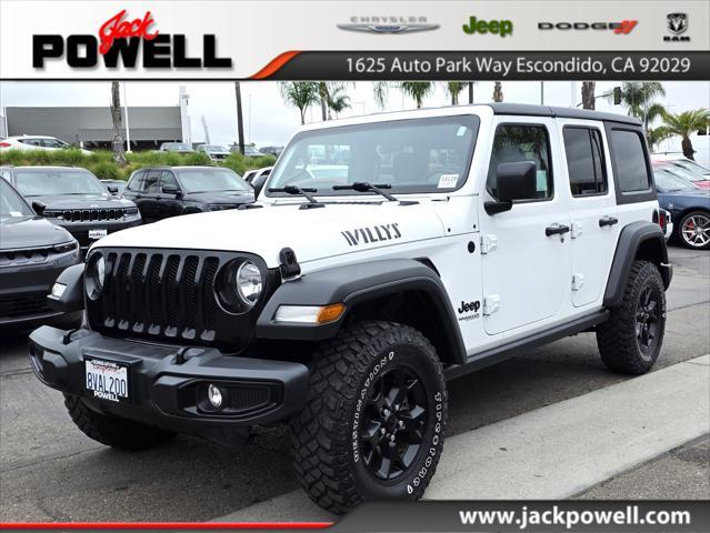used 2021 Jeep Wrangler Unlimited car, priced at $31,900