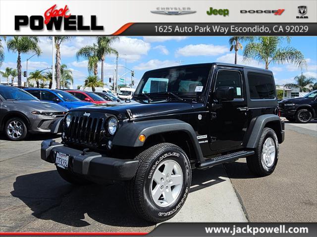 used 2017 Jeep Wrangler car, priced at $26,500