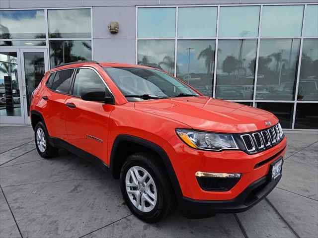 used 2021 Jeep Compass car, priced at $18,900