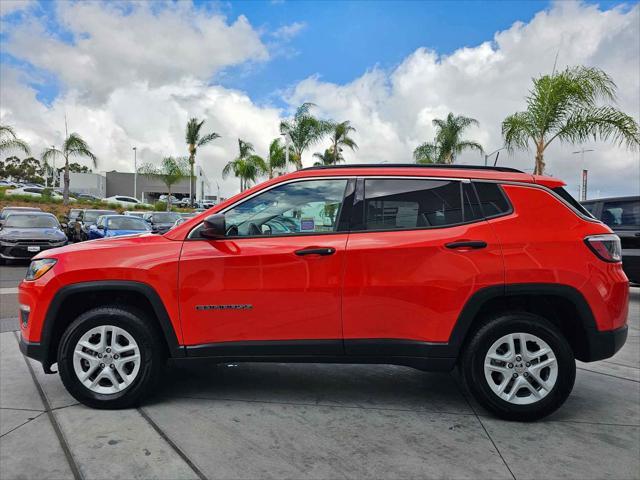 used 2021 Jeep Compass car, priced at $18,900