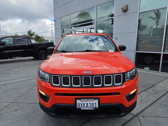 used 2021 Jeep Compass car, priced at $18,900