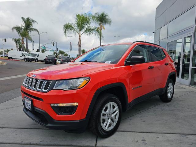 used 2021 Jeep Compass car, priced at $18,900