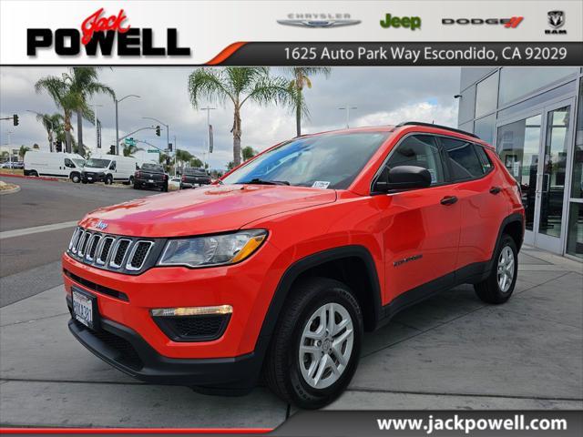 used 2021 Jeep Compass car, priced at $19,500