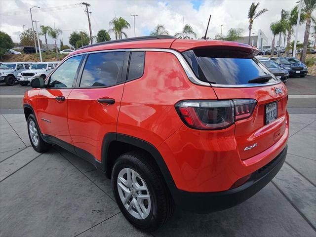 used 2021 Jeep Compass car, priced at $18,900