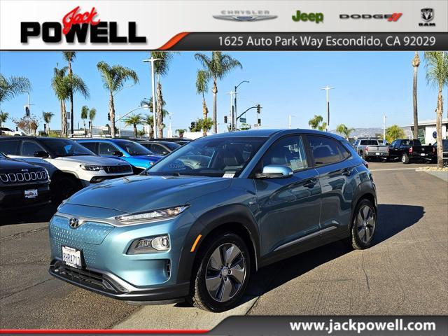 used 2019 Hyundai Kona EV car, priced at $12,700