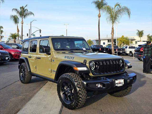 new 2025 Jeep Wrangler 4xe car, priced at $49,625