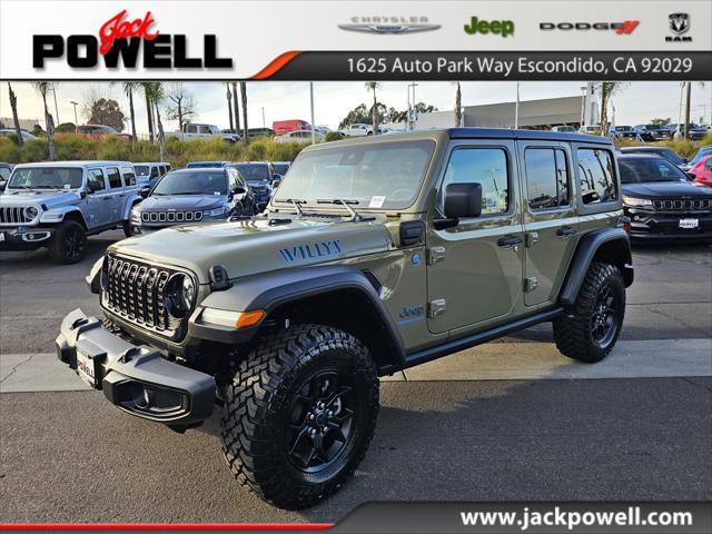 new 2025 Jeep Wrangler 4xe car, priced at $49,625