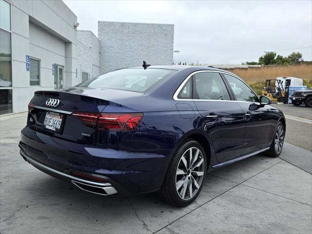 used 2021 Audi A4 car, priced at $26,500