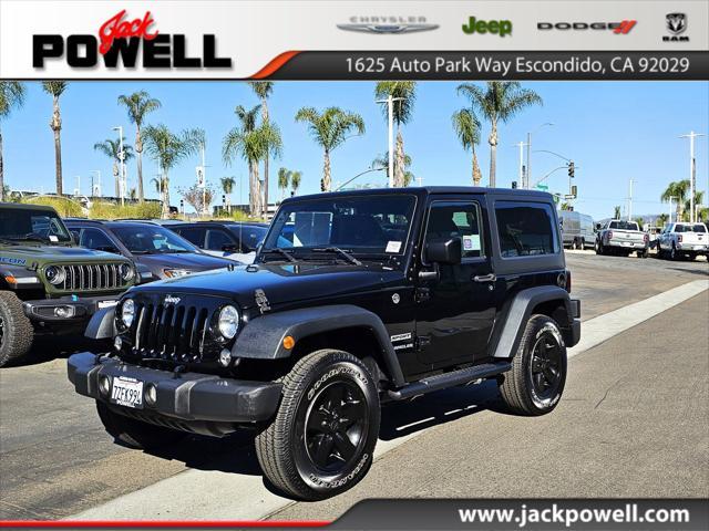 used 2017 Jeep Wrangler car, priced at $25,900