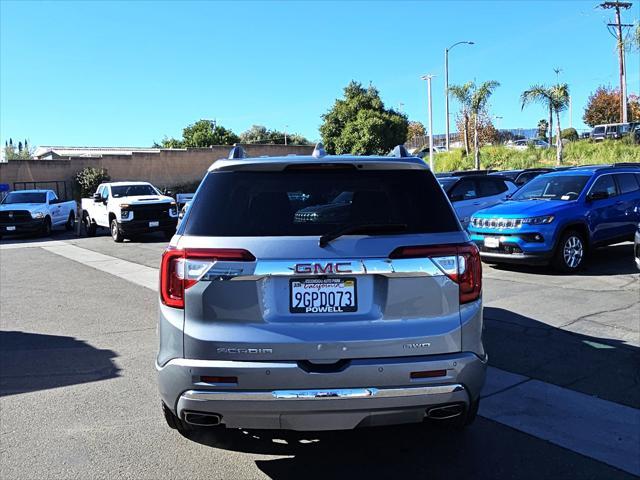 used 2023 GMC Acadia car, priced at $37,900