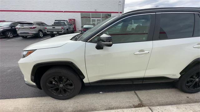 used 2022 Toyota RAV4 Hybrid car, priced at $37,500