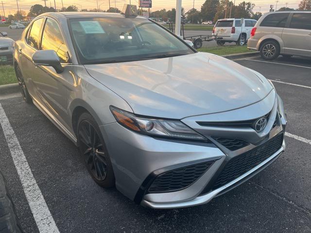 used 2021 Toyota Camry car, priced at $28,000