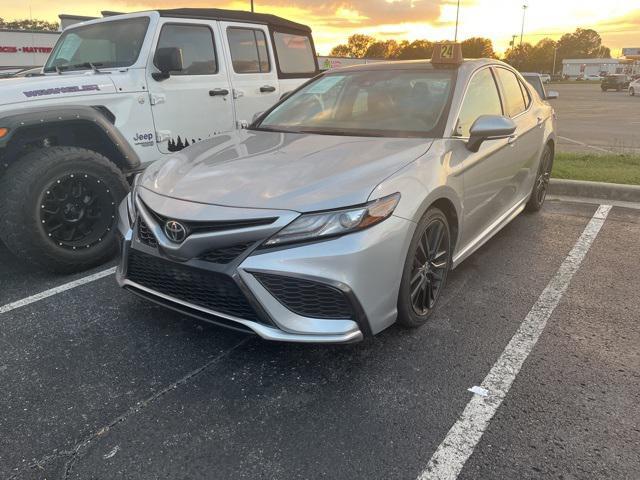 used 2021 Toyota Camry car, priced at $28,000