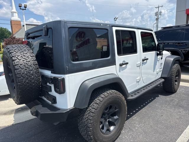 used 2016 Jeep Wrangler Unlimited car, priced at $20,500