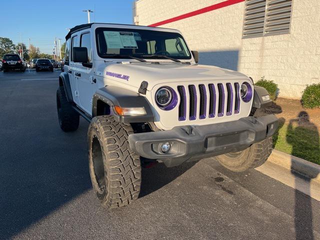 used 2020 Jeep Wrangler Unlimited car, priced at $32,500