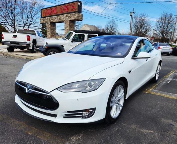 used 2014 Tesla Model S car, priced at $22,990