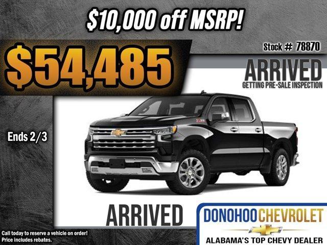 new 2025 Chevrolet Silverado 1500 car, priced at $54,485