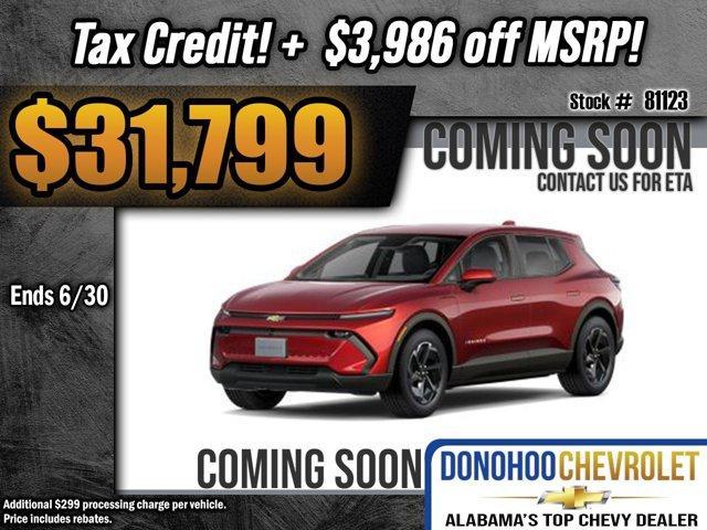 new 2025 Chevrolet Equinox EV car, priced at $31,799