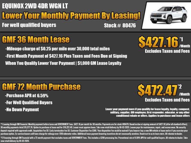 new 2026 Chevrolet Equinox car, priced at $28,035